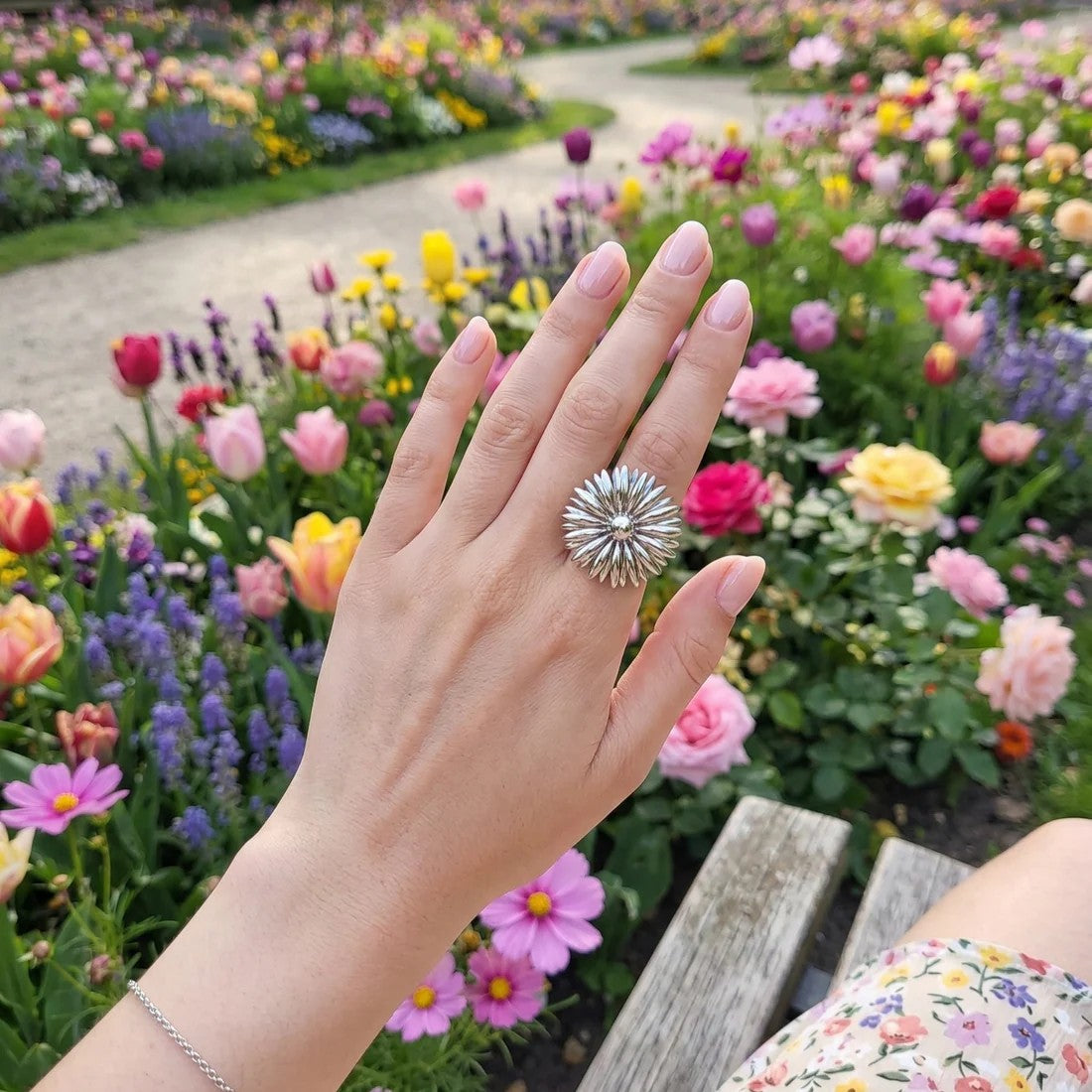 Bague Marguerite – Doré ou Argenté