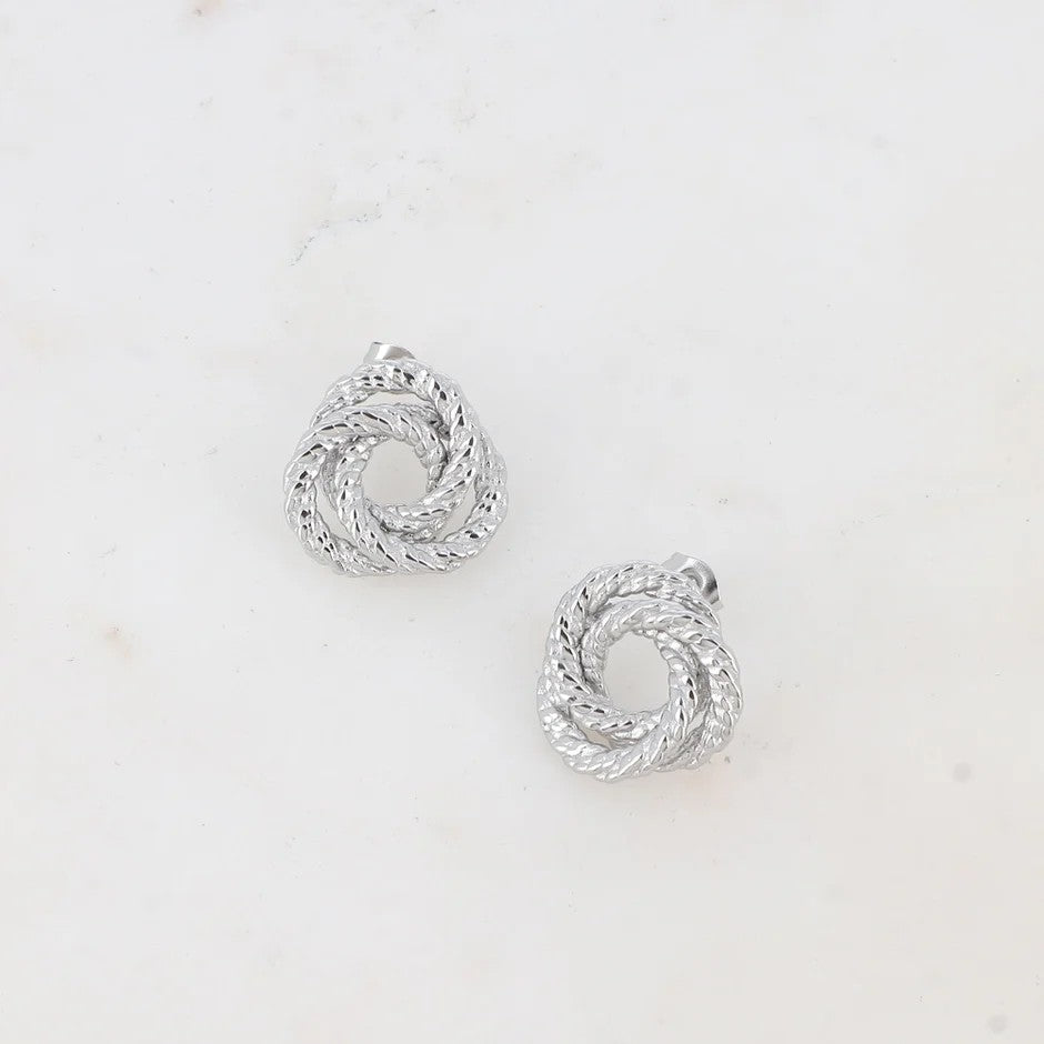 Boucles d’oreilles Olyss - argenté