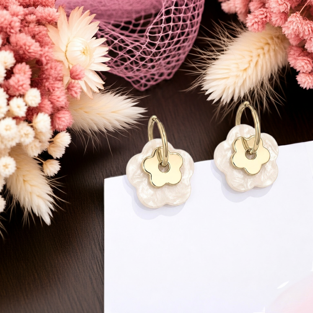 Boucles d'oreilles Lalie - doré