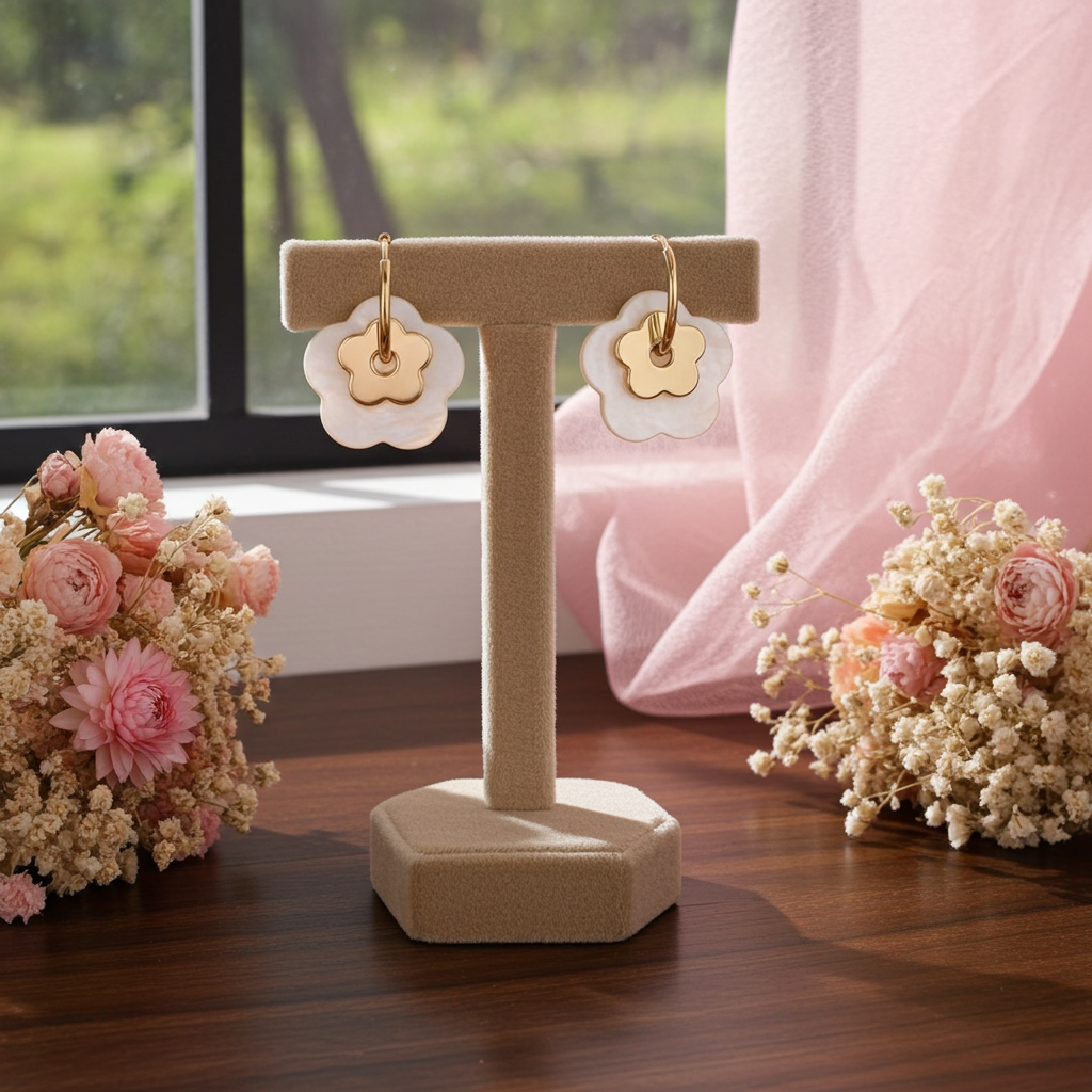 Boucles d'oreilles Lalie - doré