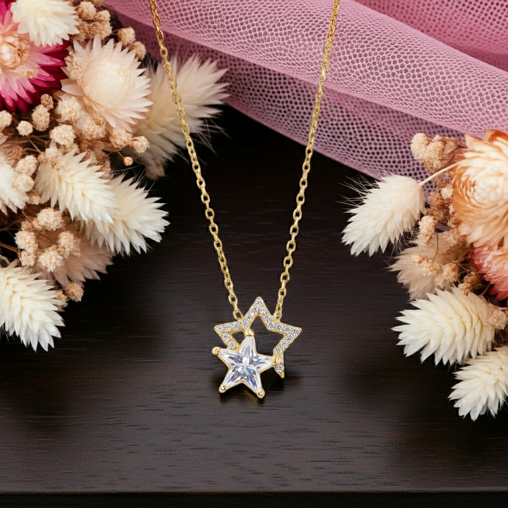 Collier “Coralie” – Doré ou Argenté