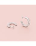 Boucles d’oreilles “Croco” – Créoles motif animalier