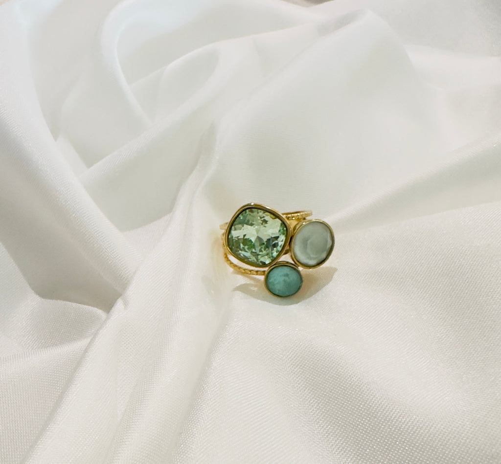Bague "Douce" – Cristaux Swarovski® ajustable