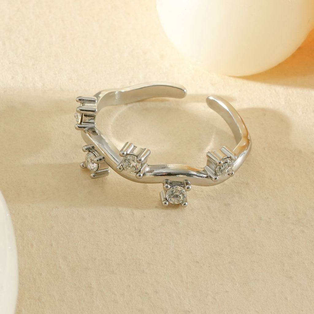 Bague “Althéa” – Doré & Argenté