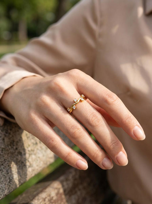Bague Althéa – Doré ou Argenté