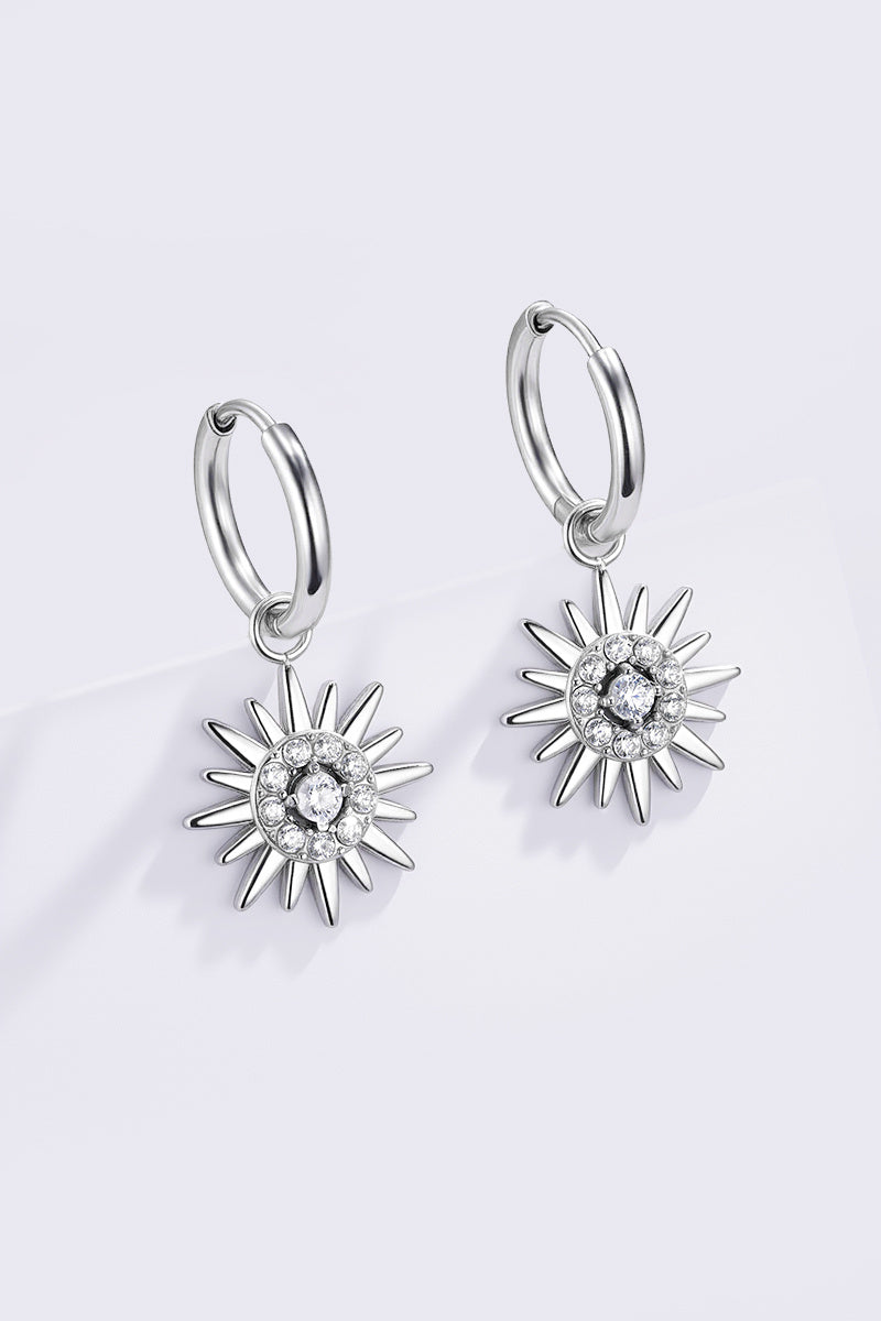 Boucles d’oreilles “Soléa” – Or & Argent