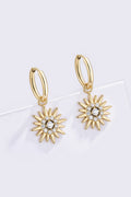 Boucles d’oreilles “Soléa” – Or & Argent