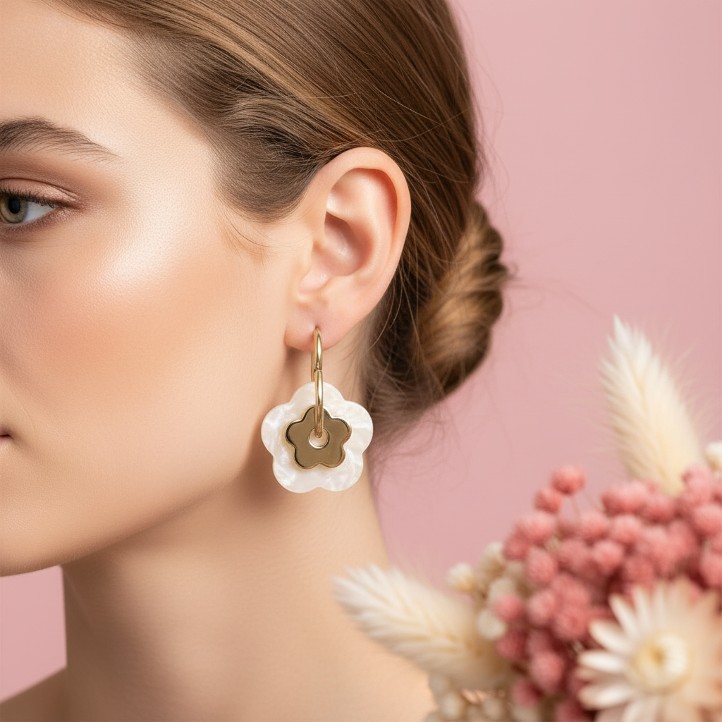 Boucles d'oreilles Lalie - doré