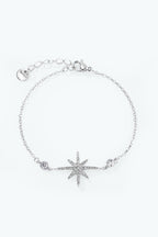 Bracelet Stella – Étoile & strass - doré ou argenté