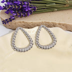 Boucles d’oreilles Twist – Argenté